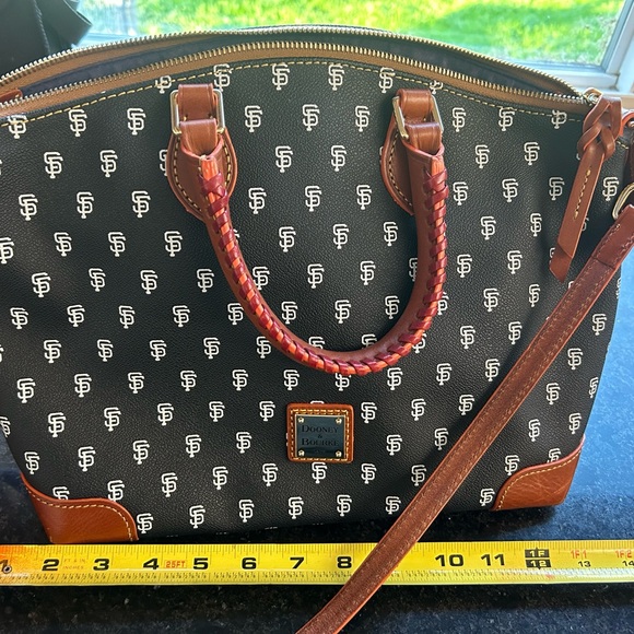 San Francisco Giants Dooney & Bourke SF LogoZip Zip Satchel